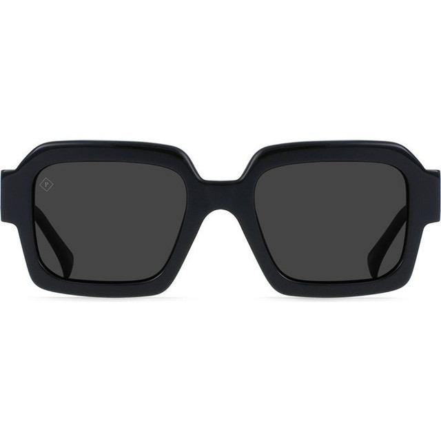 Raen Mystiq - Crystal Black/Dark Smoke Polarised Lenses