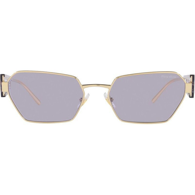 Miu Miu 53WS - Pale Gold/Violet Lenses