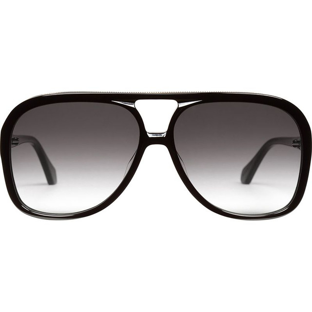 Bang - Gloss Black with Gold Metal Trim/Black Gradient Polarised Lenses