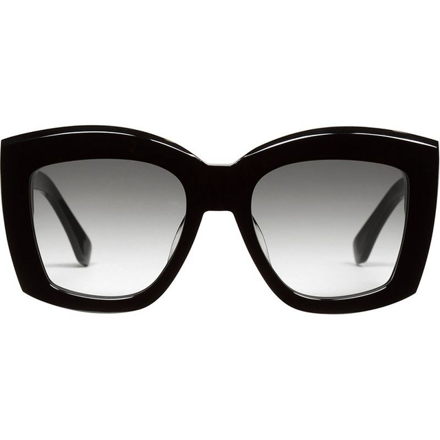 Coltrane - Gloss Black with Gold Metal Trim/Black Gradient Polarised Lenses