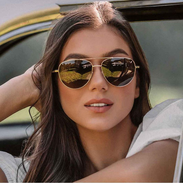 Solana - Gloss Gold/Brown Polarised Lenses