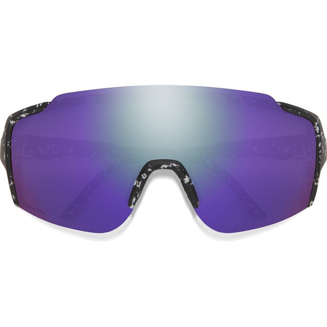 Flywheel - Matte Black Marble/Violet Chromapop Mirror Lenses