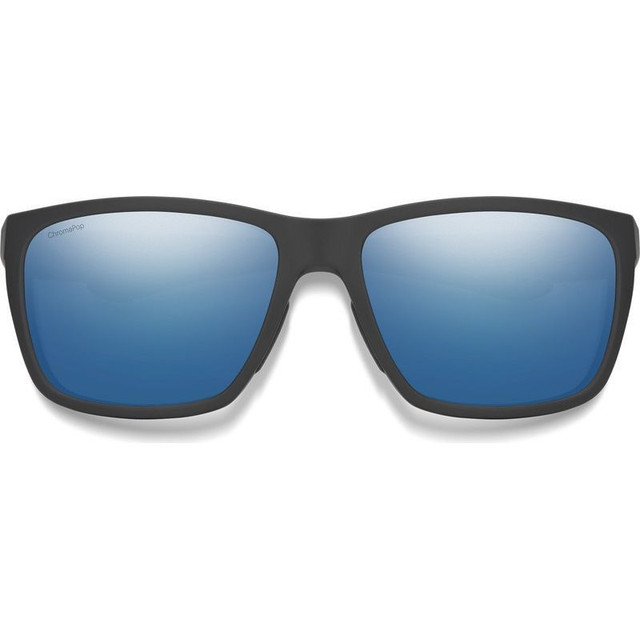 Longfin - Matte Black/Blue Chromapop Mirror Polarised Glass Lenses