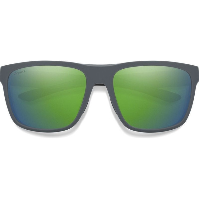 Barra - Matte Cement/Green Chromapop Mirror Polarised Lenses