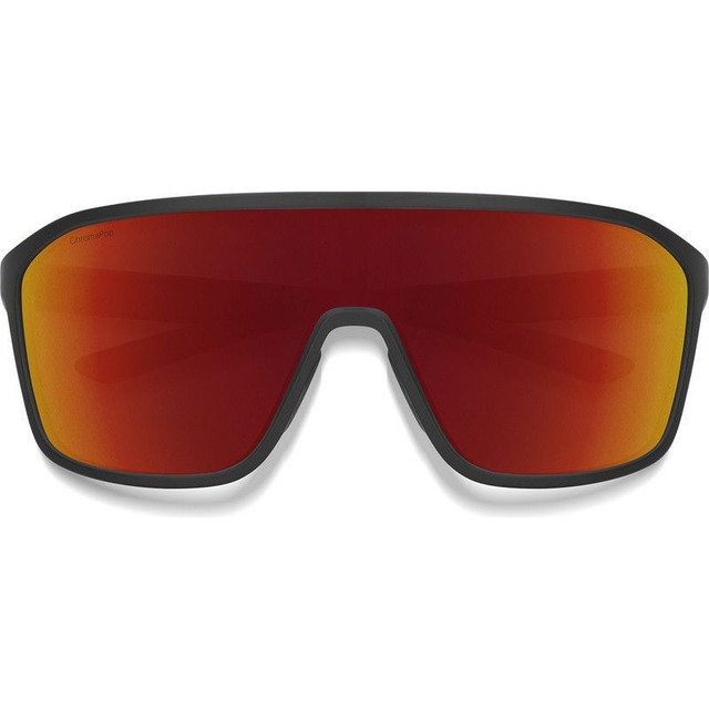 Boomtown - Matte Black/Red Chromapop Mirror Lenses