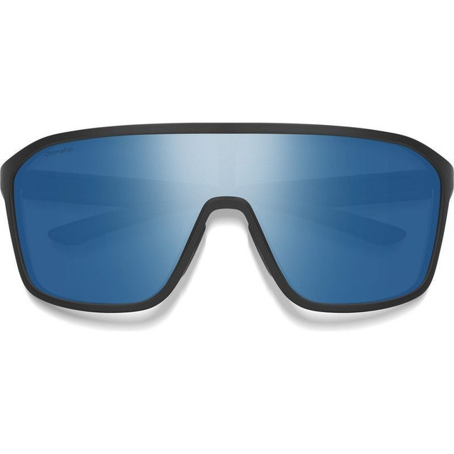 Boomtown - Matte Black/Blue Chromapop Mirror Polarised Lenses