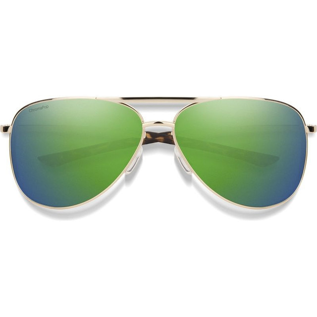 Smith Serpico 2 - Gold/Chromapop Green Mirror Polarised Lenses