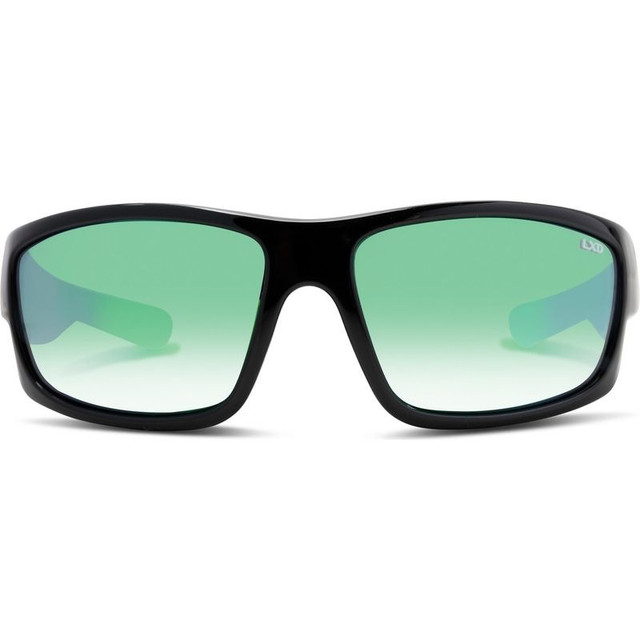 LXD Atlantic - Black/Blue and Green Mirror Polarised Glass Lenses