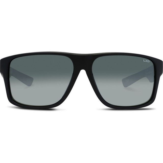 LXD Tasman - Matte Black/Grey Mirror Polarised Glass Lenses