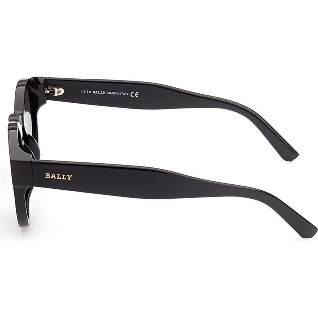 BALLY BY0032H - Shiny Black/Smoke Lenses