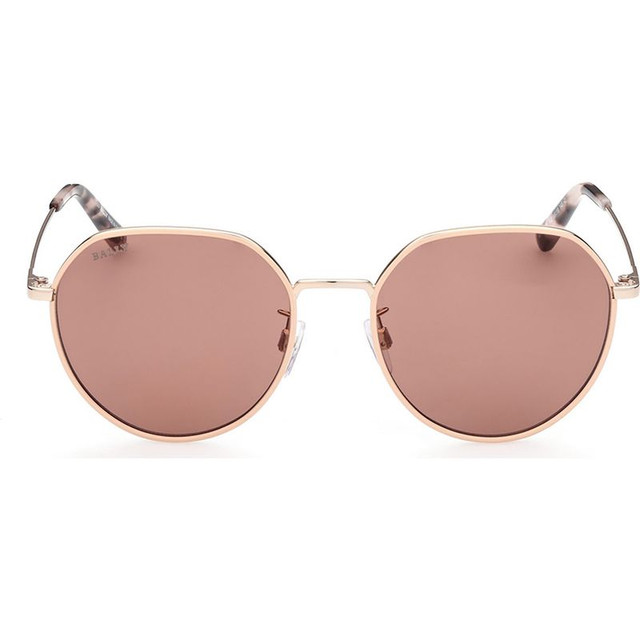 BALLY BY0078D - Gold/Dark Pink Lenses