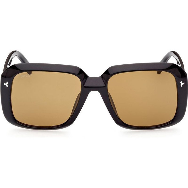 BALLY BY0098H - Shiny Black/Brown Lenses