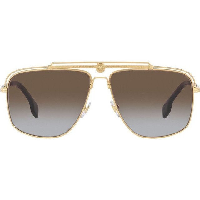 VE2242 - Gold/Grey Brown Gradient Lenses