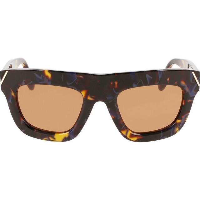 Victoria Beckham VB642S - Havana Blue/Brown Lenses