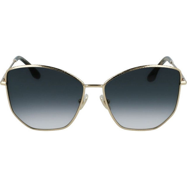 Victoria Beckham VB225S - Gold/Smoke Gradient Lenses