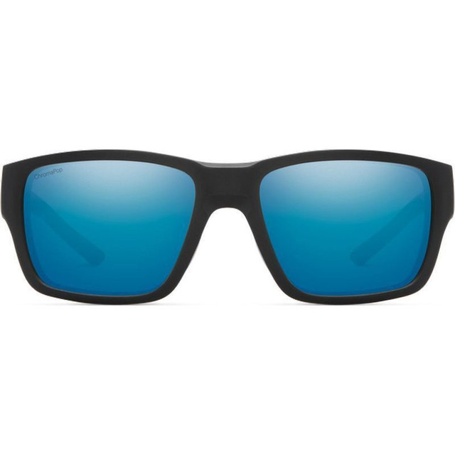 Outback - Matte Black/Blue Chromapop Mirror Polarised Lenses