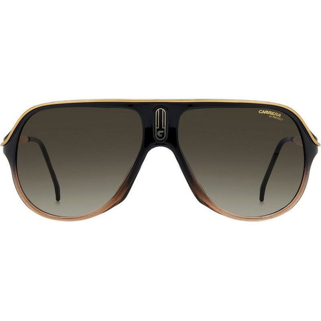 Carrera Safari65/N - Black Shaded Brown/Brown Gradient Lenses