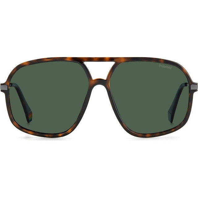 P6182/S - Dark Havana/Green Polarised Lenses