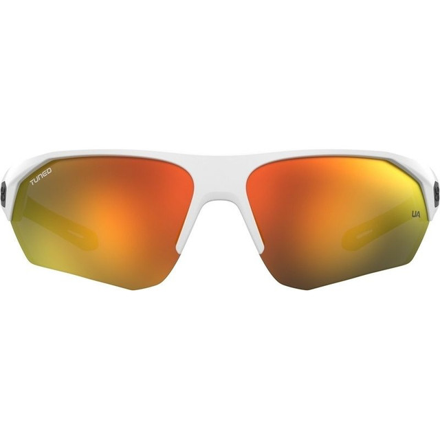 UA 0001/G/S - Matte White and Black/Orange Mirror Lenses