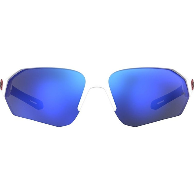 UA 0001/G/S - Matte White/Blue Mirror Lenses