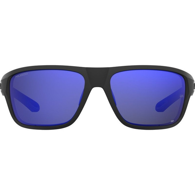 Under Armour UA 0004/S - Matte Black/Blue Mirrored Polarised Lenses