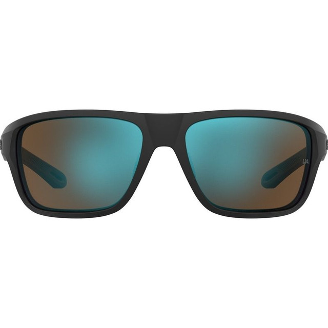 Under Armour UA 0004/S - Matte Black and Blue/Blue Mirror Lenses