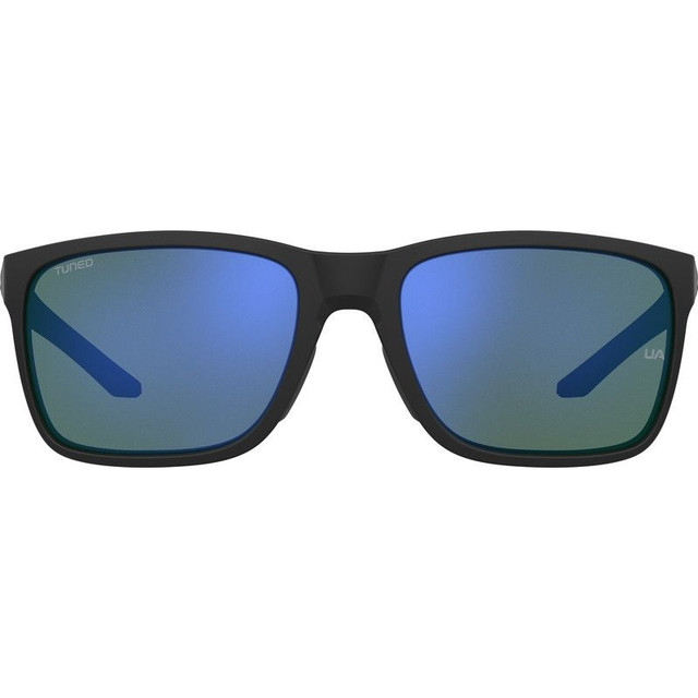 Under Armour UA 0005/S - Black and Grey/Green Blue Mirror Lenses