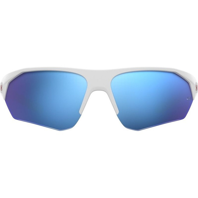 Under Armour UA 7000/S Junior - Matte White/Blue Mirror Lenses