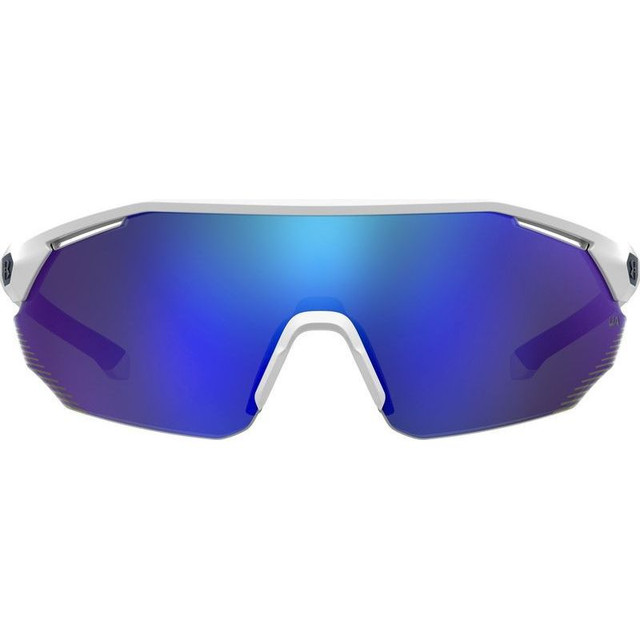 UA 0011/S - Matte White and Blue/Blue Mirror Lenses