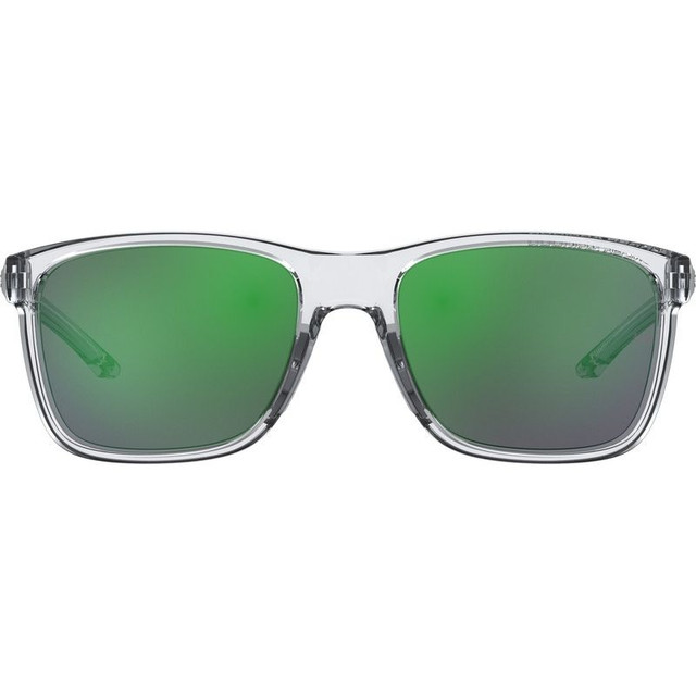 UA 7002/S Junior - Crystal/Green Mirror Lenses