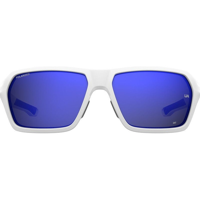 UA Recon - Matte White/Blue Mirror Polarised Lenses