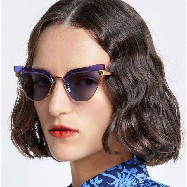 Karen Walker Fantasia - Powder Blue/Indigo Lenses