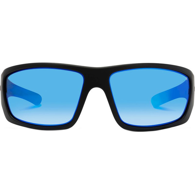 Hammer Safety - Matte Black/Blue Mirror Lenses