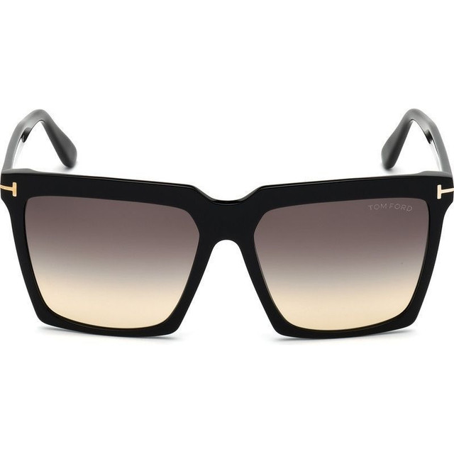 Sabrina FT0764 - Shiny Black/Smoke Gradient Lenses