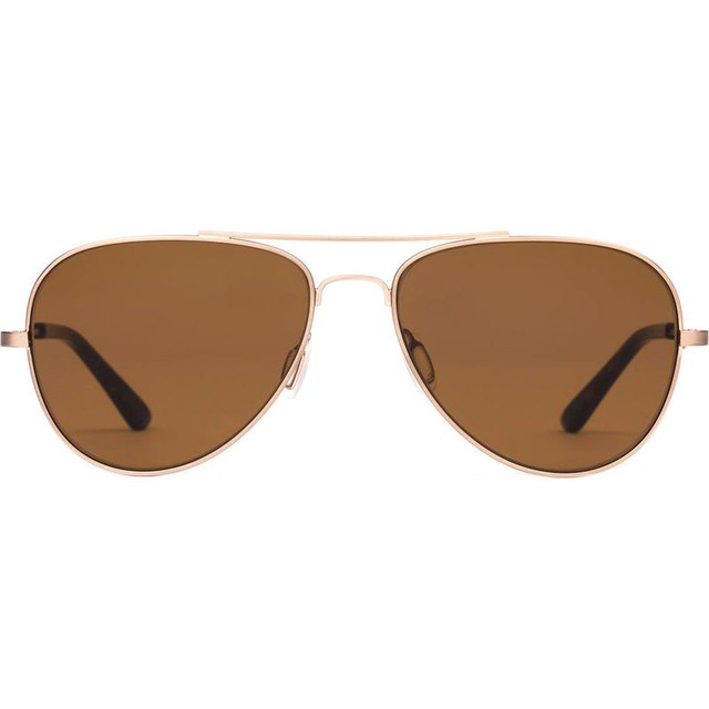 OTIS Drift - Brushed Gold and Eco Havana/Brown Glass Lenses