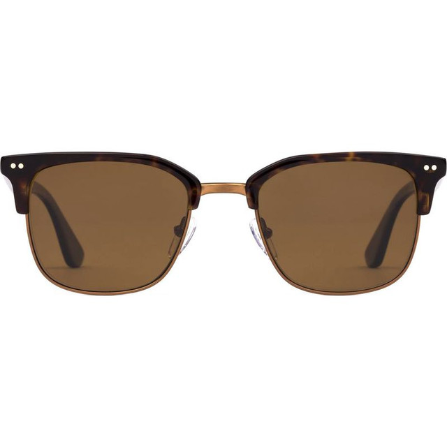 OTIS 100 Club - Eco Havana and Brushed Copper/Brown Glass Polarised Lenses