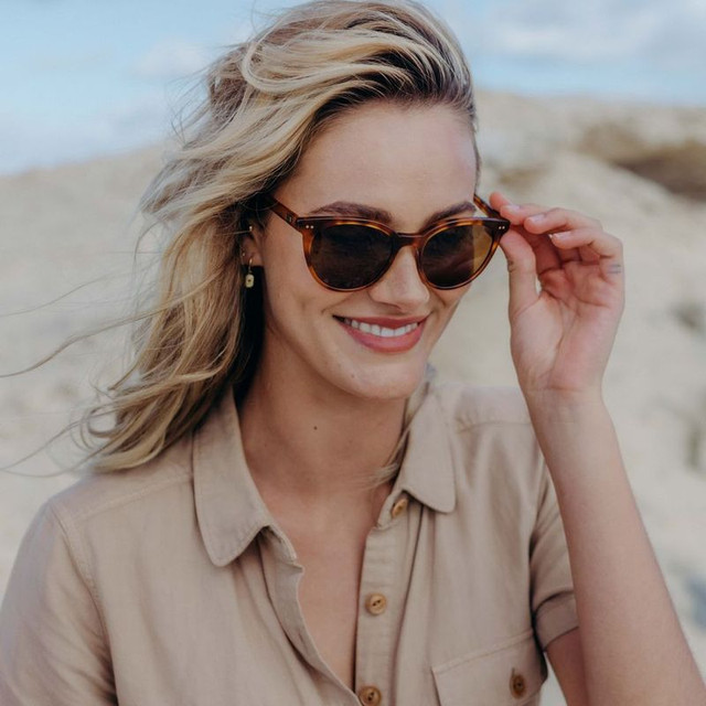 OTIS Jazmine - Eco Havana Sun/Brown Glass Polarised Lenses