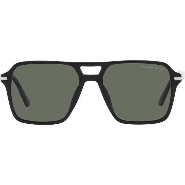 PR20YS - Black/Green Polarised Glass Lenses