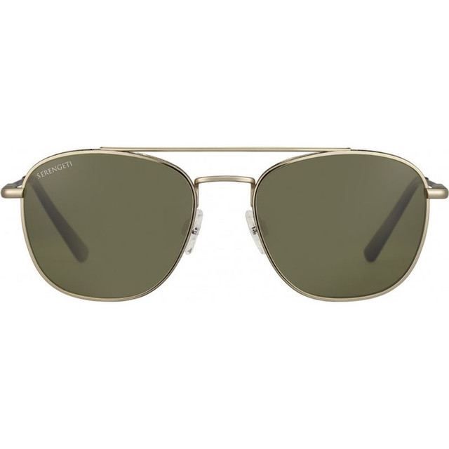 Serengeti CARROLL - Shiny Light Gold/555nm Photochromic Polarised Glass Lenses