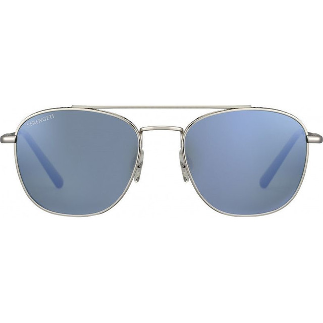 CARROLL - Shiny Silver/555nm Photochromic Polarised Glass Lenses