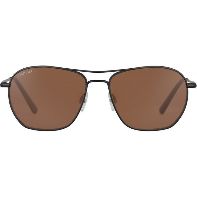 Serengeti Lunger - Matte Black/Drivers Photochromic Glass Lenses