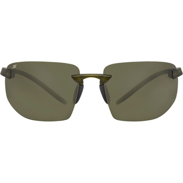 Serengeti Lupton - Rubberised Khaki/555nm PhD 2.0 Photochromic Polarised Lenses