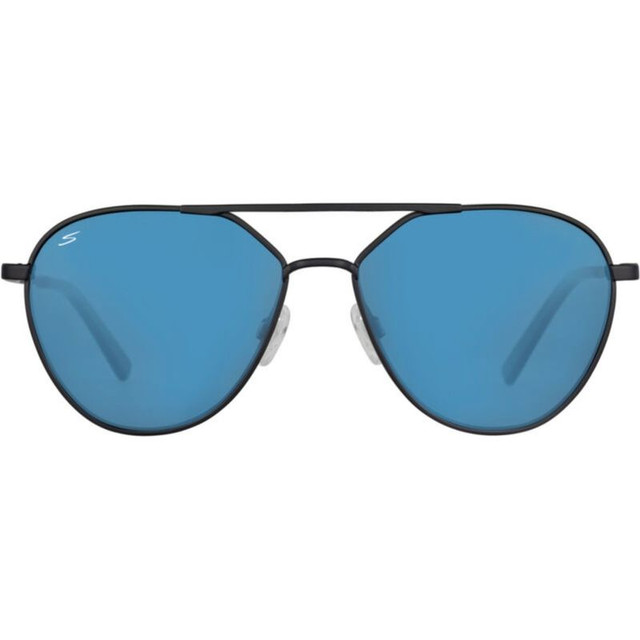 Serengeti Odell - Matte Black/Petrol Blue Saturn Photochromic Polarised Lenses