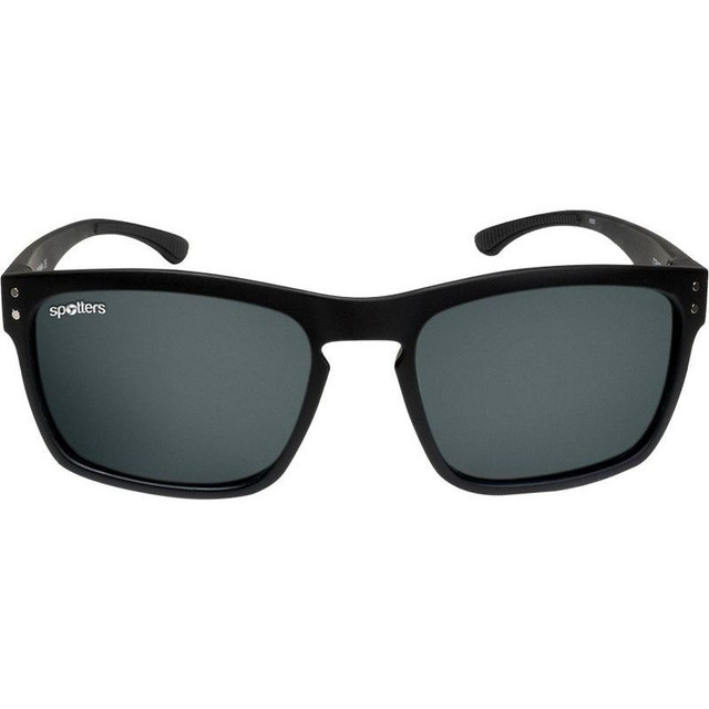 Spotters Crypto - Matte Black/Carbon Glass Polarised Lenses