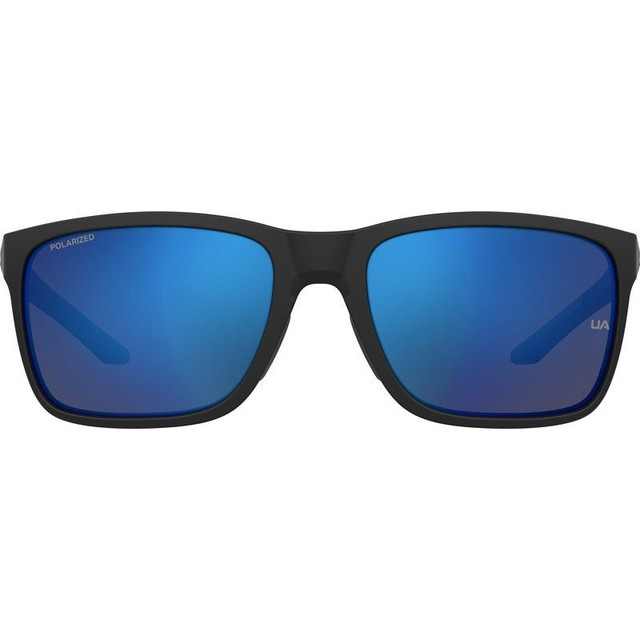 Under Armour UA 0005/S - Matte Black/Blue Grey Mirror Polarised Lenses