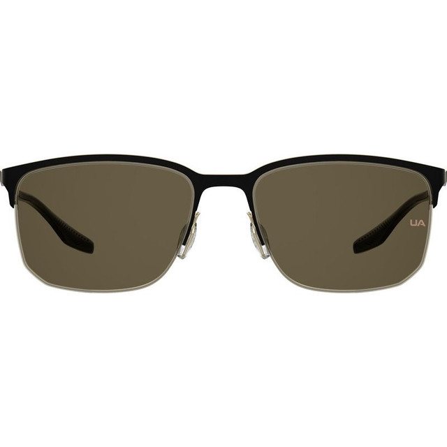 UA STREAK/G - Black and Gold/Brown Lenses