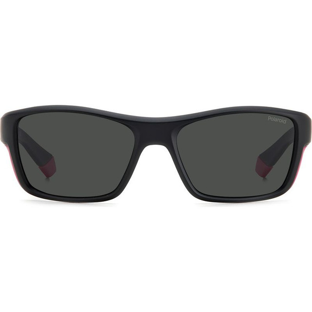 PLD 7046/S - Black and Fuchsia/Grey Polarised Lenses