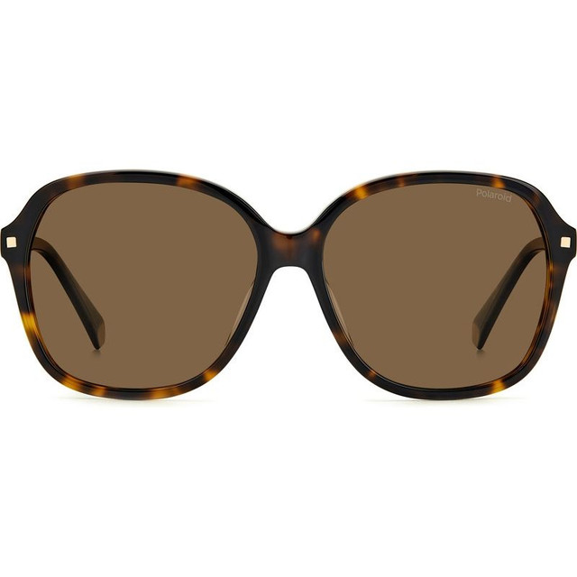 Polaroid PLD 4112/F/S/X - Dark Havana/Brown Polarised Lenses