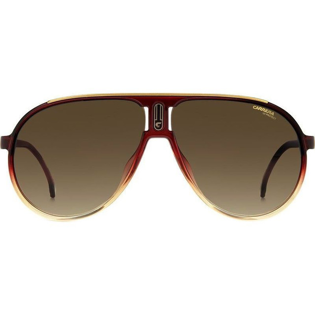 Carrera Champion65/N - Burgundy Shaded/Brown Gradient Lenses