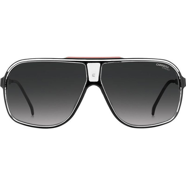 Grand Prix 3 - Black Red/Dark Grey Gradient Lenses